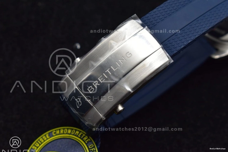 Best Edition 1:1 Dial on Contemporary 1168 A BLSF Strap Blue SS Automatic SuperOcean Blue 42 Rubber 0816